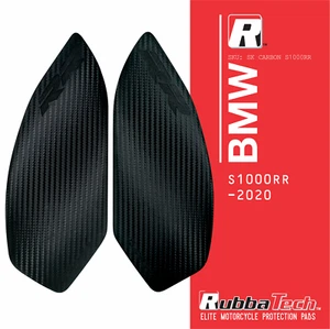 Rubbatech SK Carbon Knee Tank Pads Set for BMW S1000RR Motorcycle PRE 2021 - Picture 1 of 3
