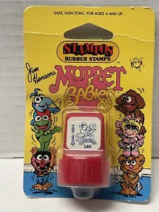 1984 Vintage STAMPOS Rubber Stamps Muppets Babies: Baby Gonzo - Picture 1 of 2