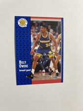 1991-92 Fleer Basketball Card #288 Billy Owens Golden State Warriors