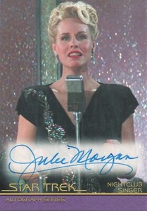 Star Trek Inflexions, Julie Morgan ‘Singer’ Movie Design Autograph Card A140