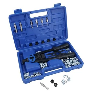 M3 - M12 Remachadora de tuercas de mano Tuerca Sert Herramienta Sujetador Remachado con 100 tuercas de remache - Imagen 1 de 6