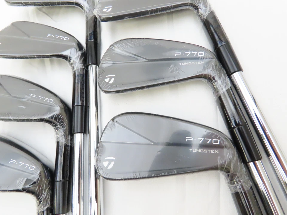 New TaylorMade P770 Phantom Black Iron Set 4-PW Project X LZ Extra Stiff Steel - Image 1 of 4