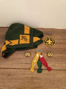 Parche de pañuelo con cinta y 2 diapositivas vintage Webelos Cub Scouts - Imagen 1 de 10