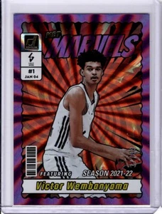 Victor Wembanyama 2023-24 Donruss Euroleague Net Marvels Purple Laser 37/99 - Bild 1 von 2