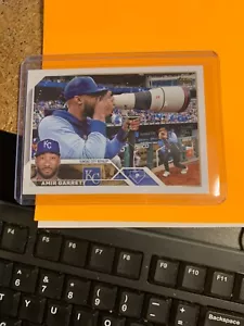 2023 TOPPS UPDATE AMIR GARRETT #US169 GOLDEN MIRROR IMAGE VARIATION ROYALS - Picture 1 of 1