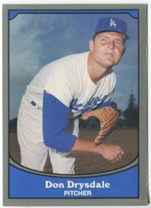 1990 Pacific Baseball Legends #29 Don Drysdale Los Angeles Dodgers - Imagen 1 de 2
