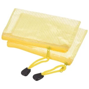 Mesh Zipper Bags A6 Size File Document Pockets Bill Pouch Folders for Office ... - Picture 1 of 6