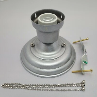 ¡¡¡MIRA!!!  NUEVO ACCESORIO DE LUZ PLATEADO DE 3 CADENAS - SOMBRA ART DECO VINTAGE Tres Cadenas Foto 1 de 4