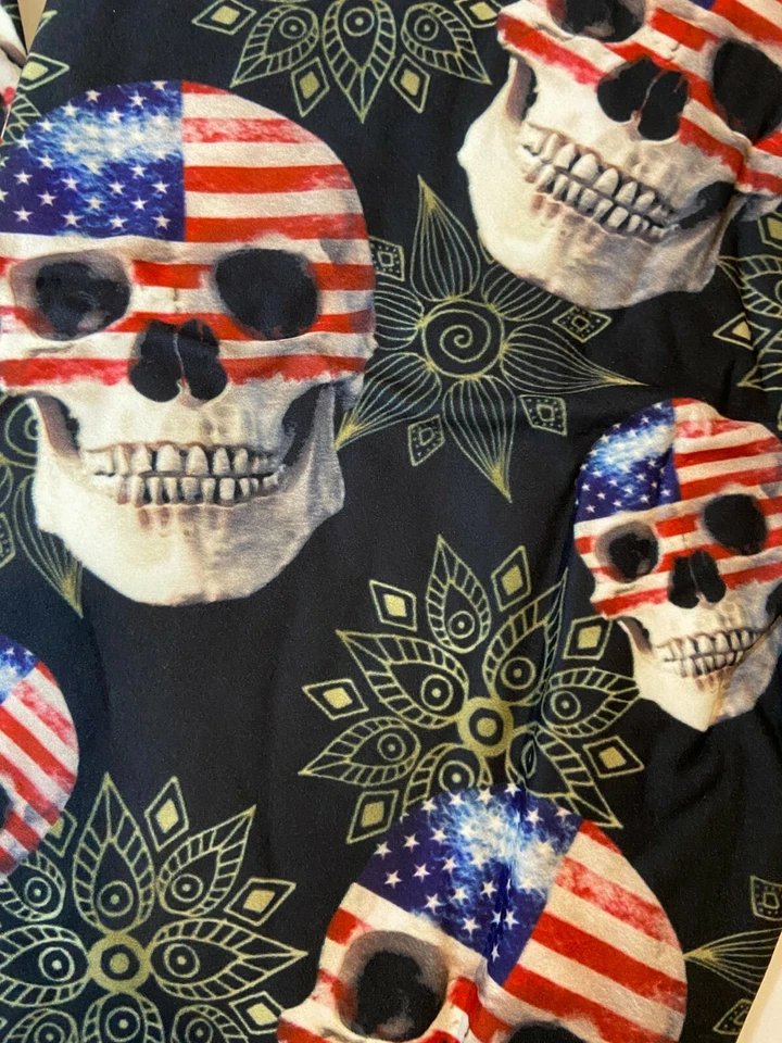 TC American Skull Leggings - Image 1 of 2