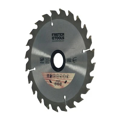 FASTER TOOLS TCT-Sägeblatt Kreissäge TCT 160 x 20/16 24 Zähne Hartmetall