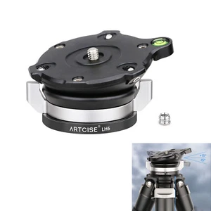 Cabezal de trípode base de nivelación panorámica ARCISE 70 mm con mango de mariposa 44 libras - Imagen 1 de 13