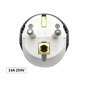 AC 250V 16A 2 Round Pin EU Universal EU Plug AU US UK CN Socket Travel Adapter - Picture 1 of 6