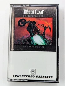 MEATLOAF / BAT OUT OF HELL EPIC CASSETTE TAPE PET-34974 CLASSIC ROCK * TESTED * - Picture 1 of 2