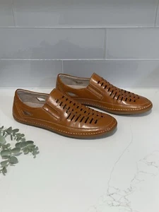 Stacy Adams Herren Schuhe Neapel Natur Echtleder Gefüttert Freizeit Halbschuhe 9,5 - Bild 1 von 11