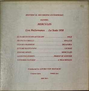 HANDEL: Hercules - NM1981 3LP BOX SCHWARTZKOPF (sic) Live 1958 La Scala - Bild 1 von 1