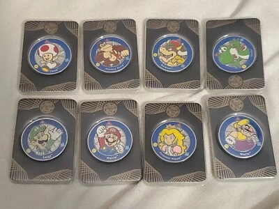Lote de 8 monedas de coleccionista Super Mario - Monedas Challenge Mint 2016  Foto 1 de 3