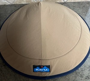 Kavu Chillba Hat Cap Khaki One Size Adjustable Outdoor Sun Packable Cone - Picture 1 of 4
