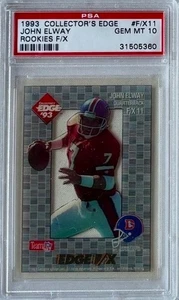 1993 Collector's Edge #F/X11 John Elway PSA 10 Rookies HOF POP 15 - Picture 1 of 2