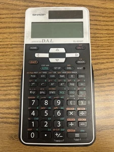 Sharp EL-531XT Advanced D.A.L. Calculator With Case/Cover Black - Picture 1 of 4