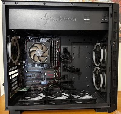 PC AMD Ryzen 7 2700x Asus 350b-plus, 32GB crucial 3200Mhz, NVME 512gb, mars 550w - Immagine 1 di 4