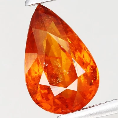 Atraente! Granada Spessartite Namibiana Natural Não Aquecida 1,54 ct 8,6x5,6 mm✨ - Imagem 1 de 4