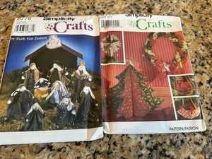 Simplicity Craft 8103 & 8778 Schnittmuster Weihnachtskrippe plus Vintage - Bild 1 von 10