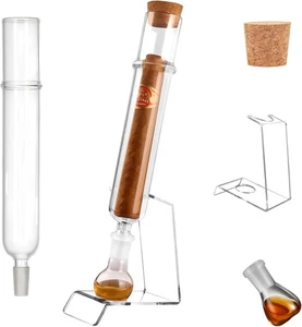 Cigar Flavor Infuser Tube Humidor, Infuser Glass Tube Kit  for Cigars Lovers - Picture 1 of 12