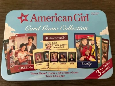 2007 Mattel AMERICAN GIRL CARD GAME COLLECTION in tin case ~ complete - Image 1 of 4