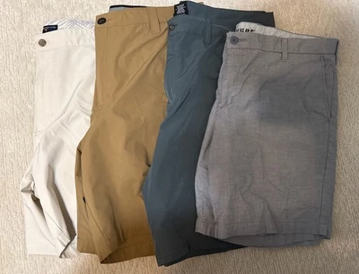 Lote de 4 pares de pantalones cortos para hombre talla 38-40 Dockers Gerry Orvis Foto 1 de 4