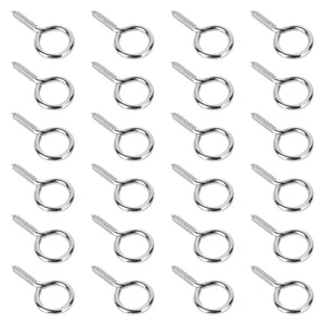 36 Pcs Sheep Bolts Screw Small Eyelet Screws Socket Ring - Picture 1 of 12