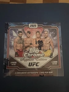 Caja de hobby Topps 2025 cromada edición zafiro UFC nueva sellada en mano - Imagen 1 de 2
