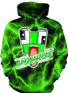 Unspeakable Boys Girls Hooded Sweatshirt, Casual Hoodie Daily Wear Teens Size M - Picture 1 of 5