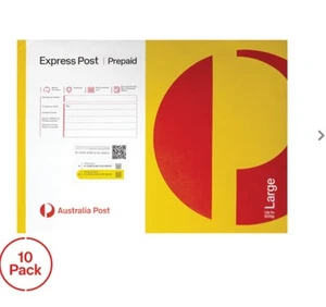 10 Pack Express Post Prepaid Envelope Large (B4)-RRP $105.79 - Picture 1 of 1
