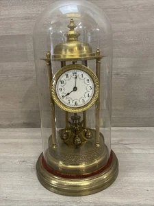 RARE 1930s GERMAN SOKOL MONTAG 6 PILLAR BANDSTAND ANNIVERSARY CLOCK 17” - Picture 1 of 17