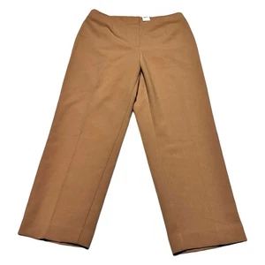 Ann Taylor The Slim Pants Women's Size 10 Tan Camel Ankle High Rise NWT - Picture 1 of 11