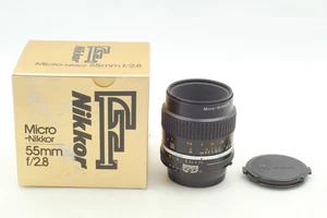 [OTTIME CONDIZIONI in scatola] Nikon Ai-s Micro NIKKOR 55mm f/2.8 MF obiettivo macro dal GIAPPONE - Foto 1 di 13