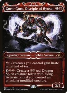 MTG Goro-Goro, Disciple of Ryusei Showcase Kamigawa: Neon Dynasty #320 NM Mint - Bild 1 von 1