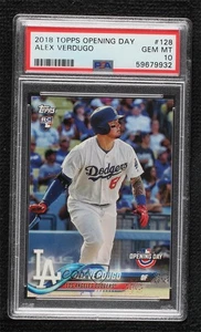 2018 Topps Opening Day Alex Verdugo #128 PSA 10 GEM MT Rookie RC - Picture 1 of 3