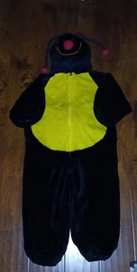 Fuzzy Fur Lady Bug Halloween Costume Plush hooded Full Body Zip 4-6 dress up - Picture 1 of 7