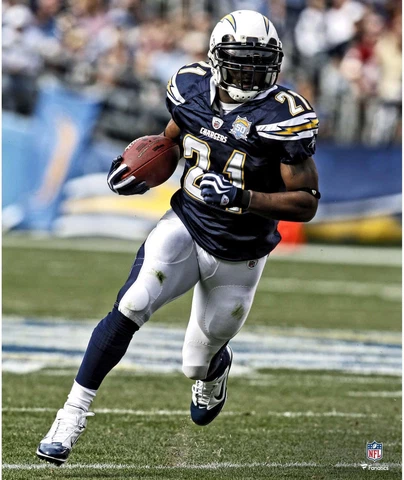 LaDainian Tomlinson San Diego Chargers Unsigned Running Action Photograph Cover