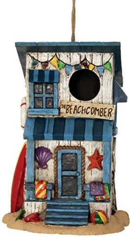 Spoontiques Beach House Birdhouse Multicolor Cover