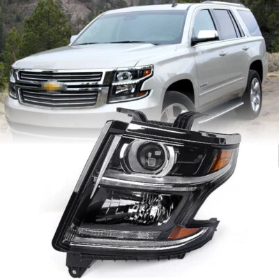 Driver HID/Xenon Projector Headlight For 2015-2020 Chevy Tahoe Suburban headlamp Foto 1 de 4
