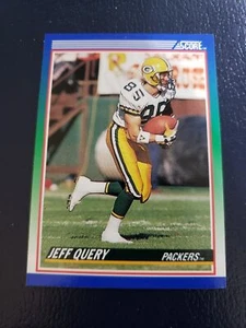 Jeff Query Green Bay Packers NFL 1990 Score BLANK BACK RARE WOW - Picture 1 of 2