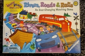 Ravensburger Rivers, Roads & Rails Tile Matching Game. Complete Educational Game - Picture 1 of 4
