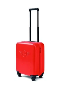 MINI Genuine Childrens Kids Trolley Spinner Wing Logo Debossed Rebel Red - Picture 1 of 4