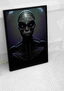 ALIEN POSTER WALL ART PRINT SIZE -A3 A4 - Picture 1 of 1