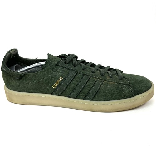 Scarpe da calcio Adidas Campus Crafted CF Stead BW1249 premium verde pelle scamosciata uomo 13