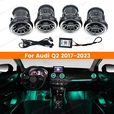 Kit de lámpara de atmósfera LED de ventilación de aire para Audi Q2 2017-2023 Foto 1 de 4