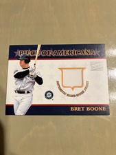 2003 Topps Bazooka Piece of Americana #PA-BB Bret Boone GU Game Used Jersey Card