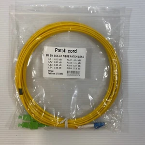 PRO2 FP7695 5M SM SCA-LC Fibre Patch Lead Os2 Dx3.0Mm Lszh - Picture 1 of 5